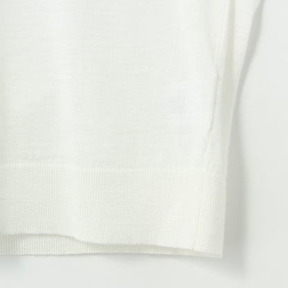 RAMIE COTTON DEEP RIB T SHIRT KNIT
