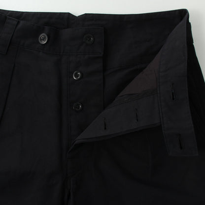 WA-SHI COTTON PLAINWEAVE TROUSERS