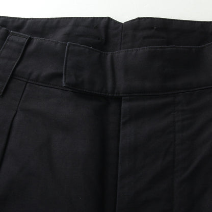 WA-SHI COTTON PLAINWEAVE TROUSERS