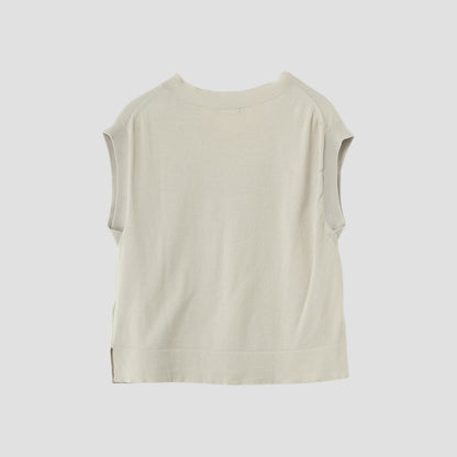 CAP SLEEVE JUMPER KNIT