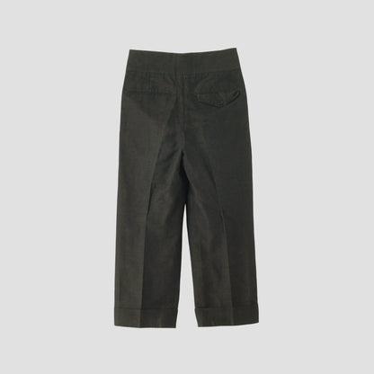 WASHED LINEN COTTON TROUSERS