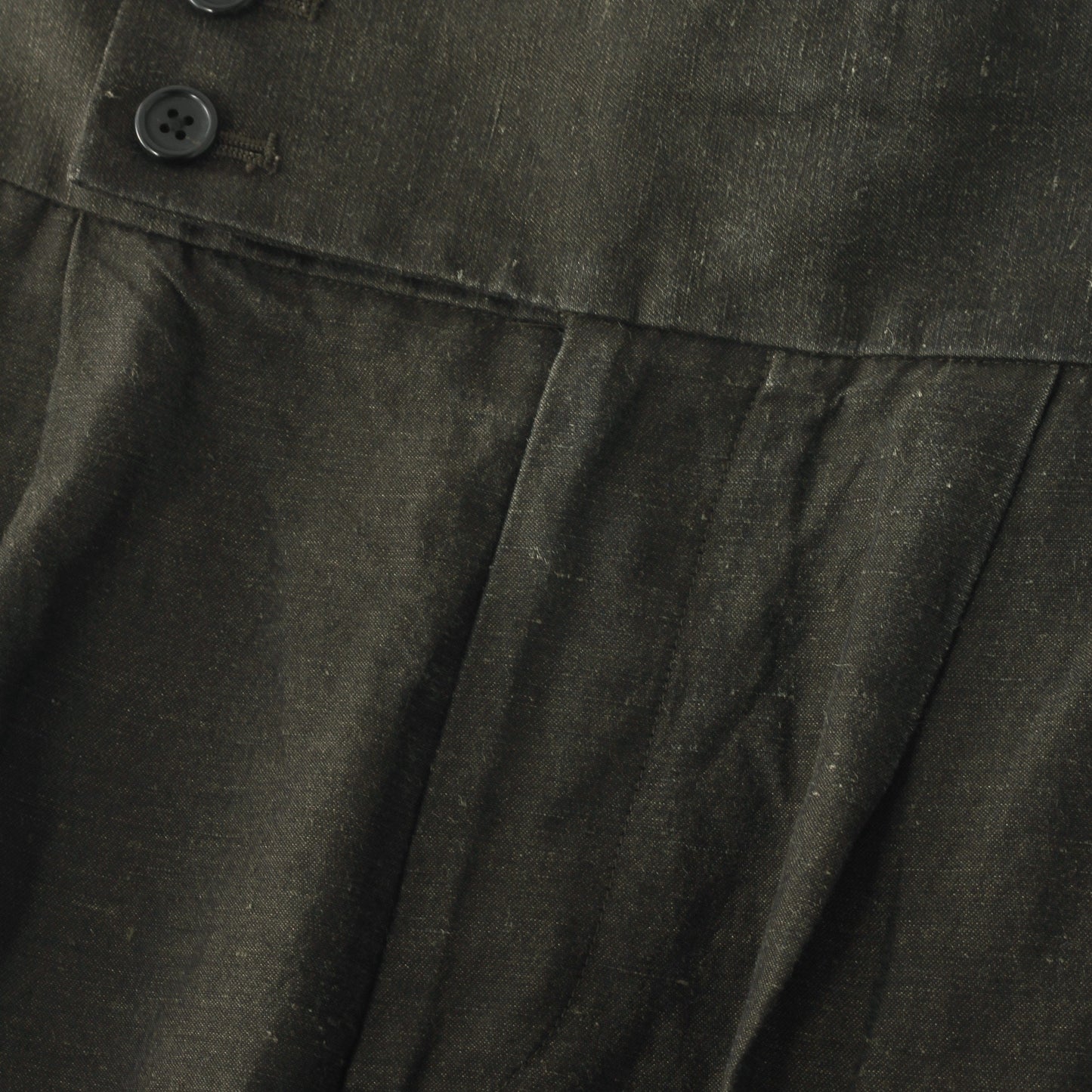 WASHED LINEN COTTON TROUSERS