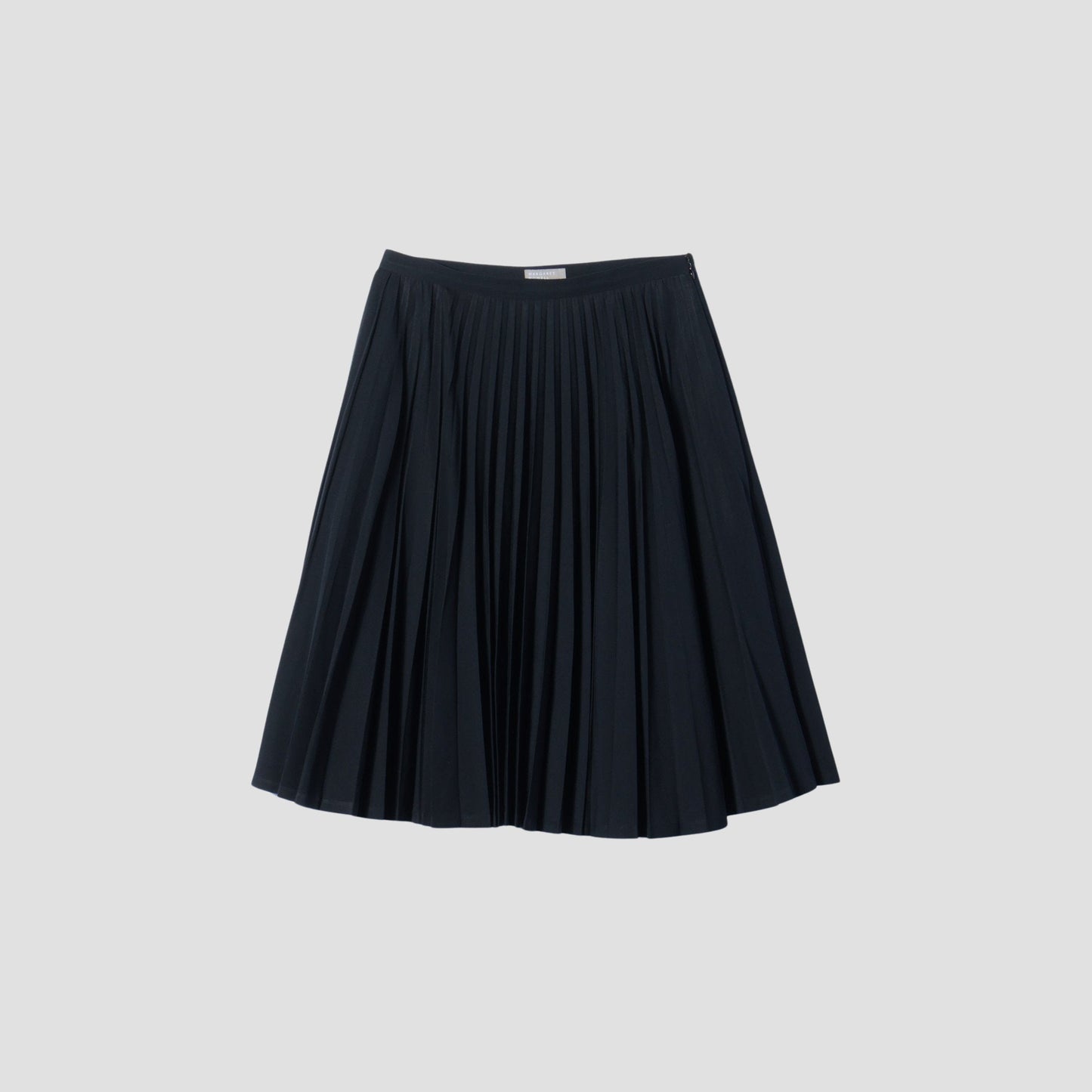 WOOL COTTON GABARDINE SKIRT