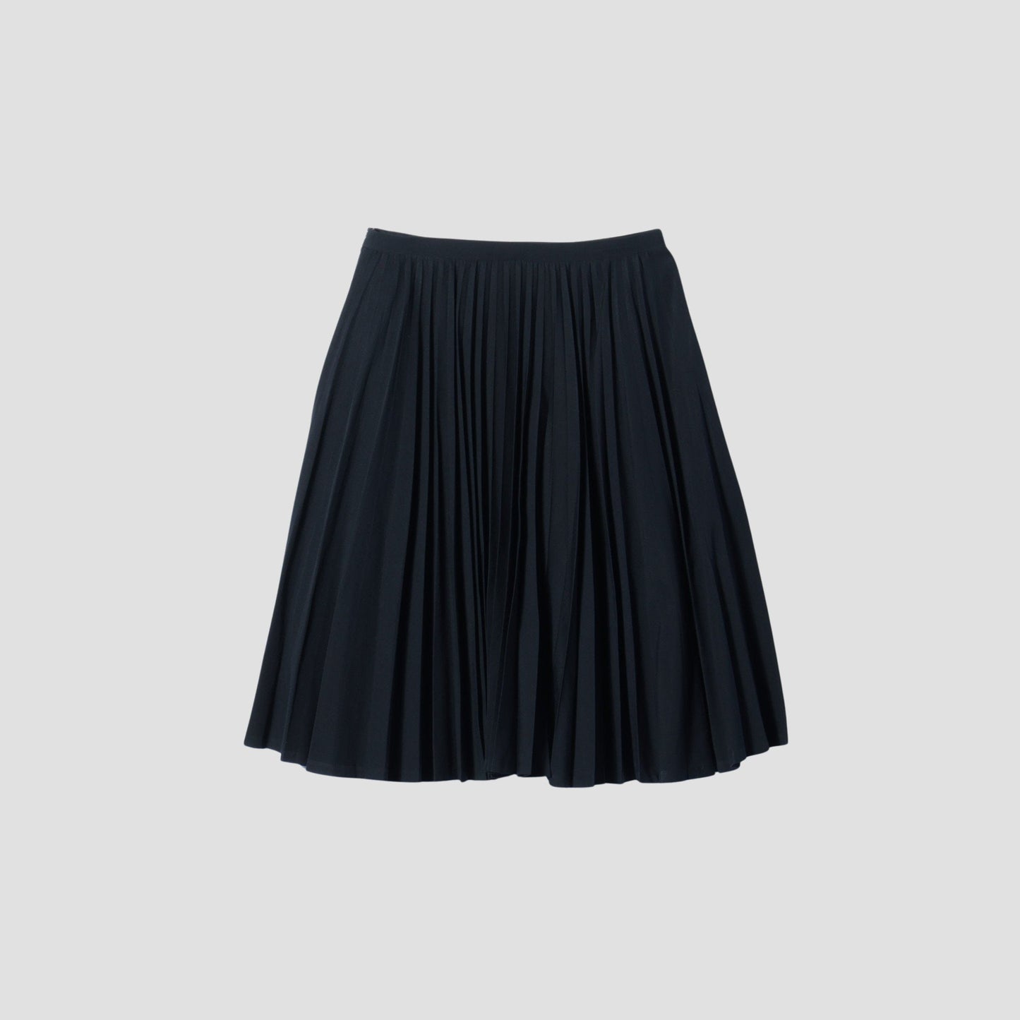 WOOL COTTON GABARDINE SKIRT
