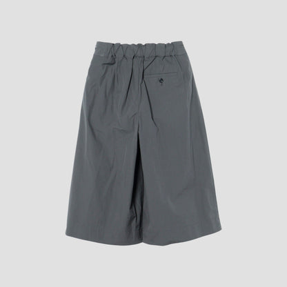 WASHED COTTON POPLIN TROUSERS