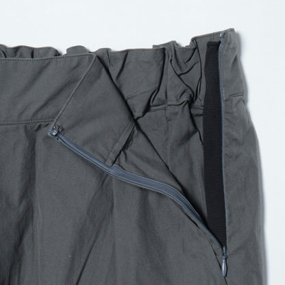 WASHED COTTON POPLIN TROUSERS
