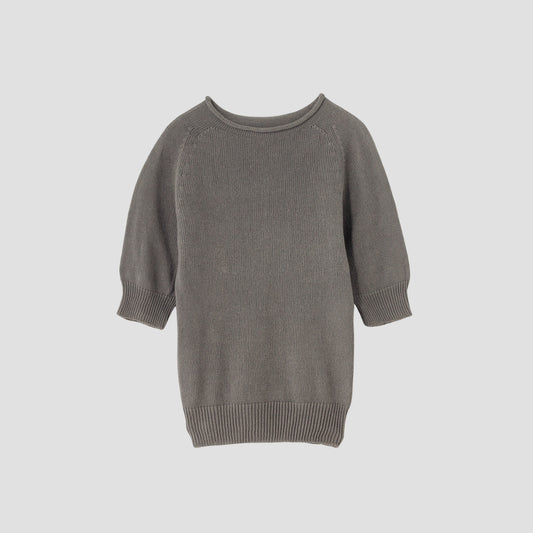 CAST OFF ROLL NECK KNIT