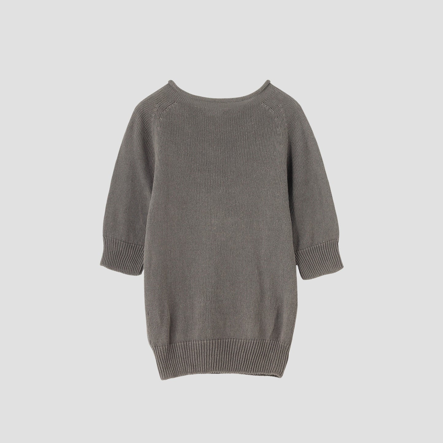 CAST OFF ROLL NECK KNIT