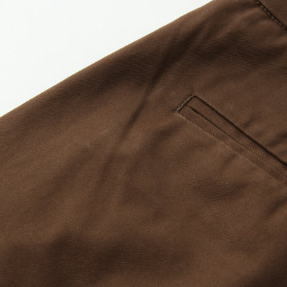 BRUSHED TWILL TROUSERS