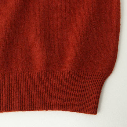 WOOL COTTON TURTLE NECK KNIT