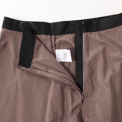 SILK COTTON POPLIN SKIRT