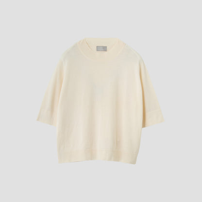DEEP RIB T SHIRT KNIT