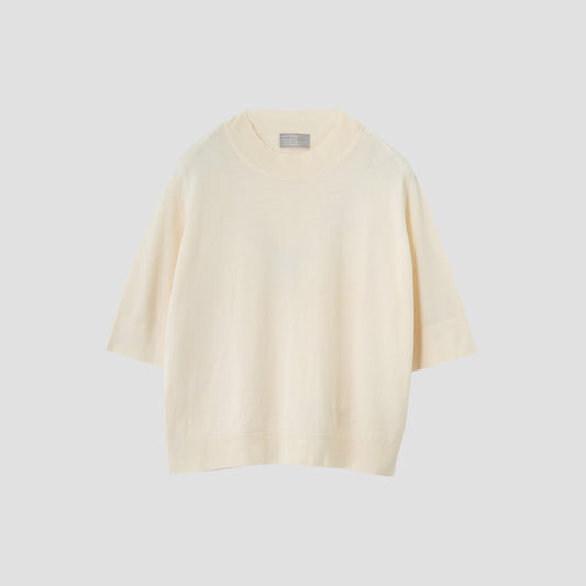DEEP RIB T SHIRT KNIT