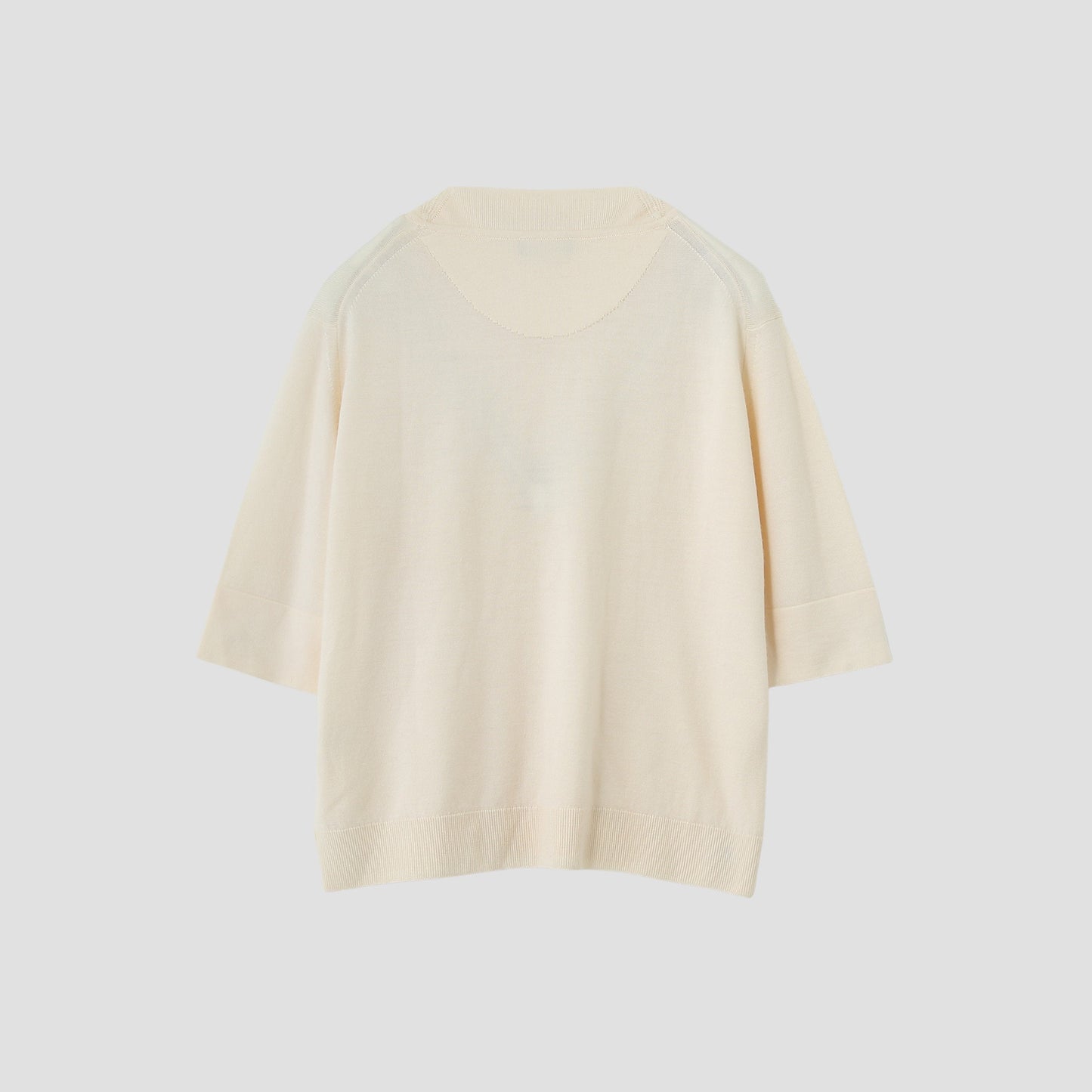 DEEP RIB T SHIRT KNIT
