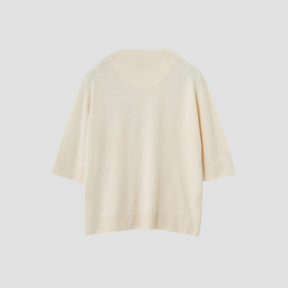 DEEP RIB T SHIRT KNIT