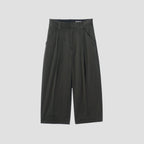 DENSE FINE COTTON TWILL TROUSERS