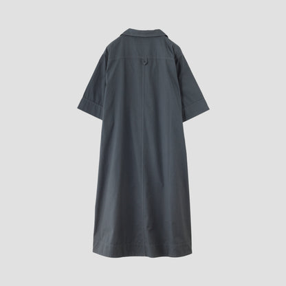 SUPERFINE COTTON TWILL DRESS