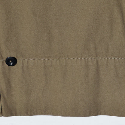 RAISED COTTON TWILL TROUSERS