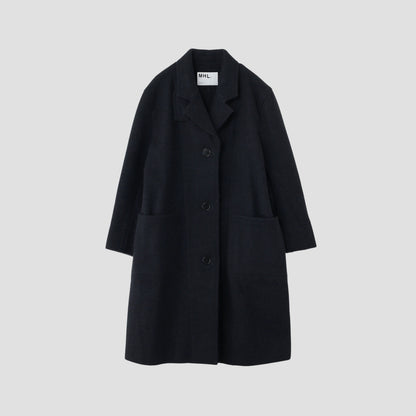 HEAVY WOOL MELTON COAT