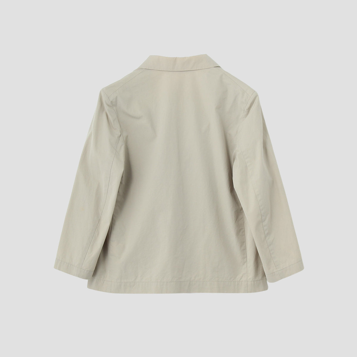 WASHED YARN DYE POPLIN JACKET
