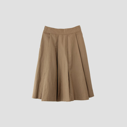 COTTON LINEN DRILL SKIRT