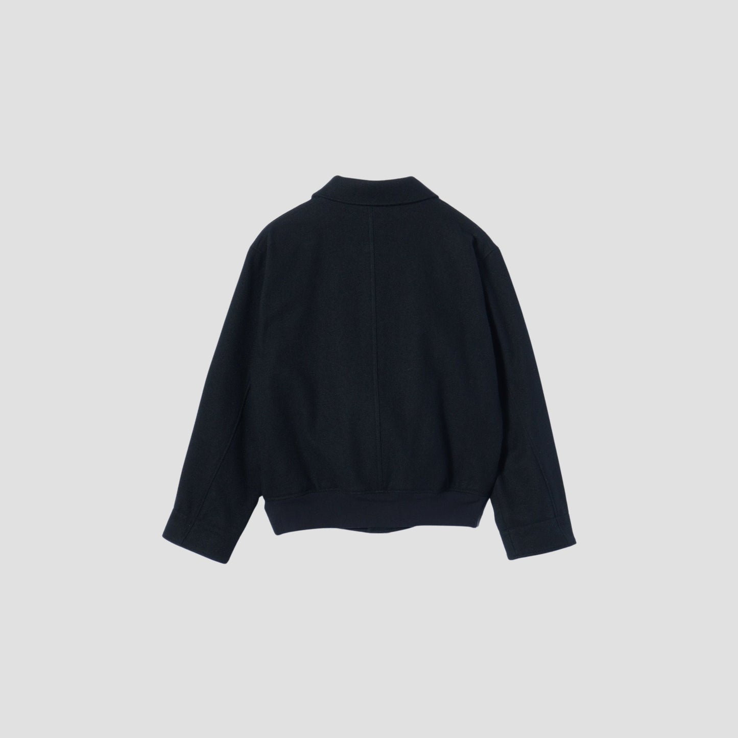 COARSE WOOL MELTON BLOUSON