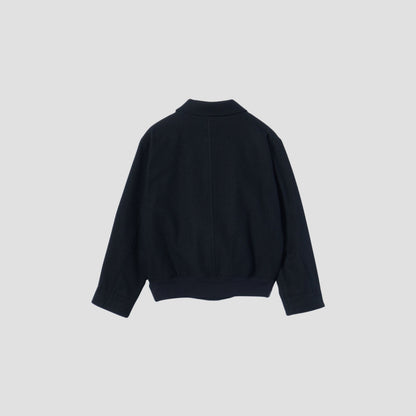 COARSE WOOL MELTON BLOUSON