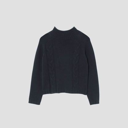 OPEN ROLL NECK KNIT
