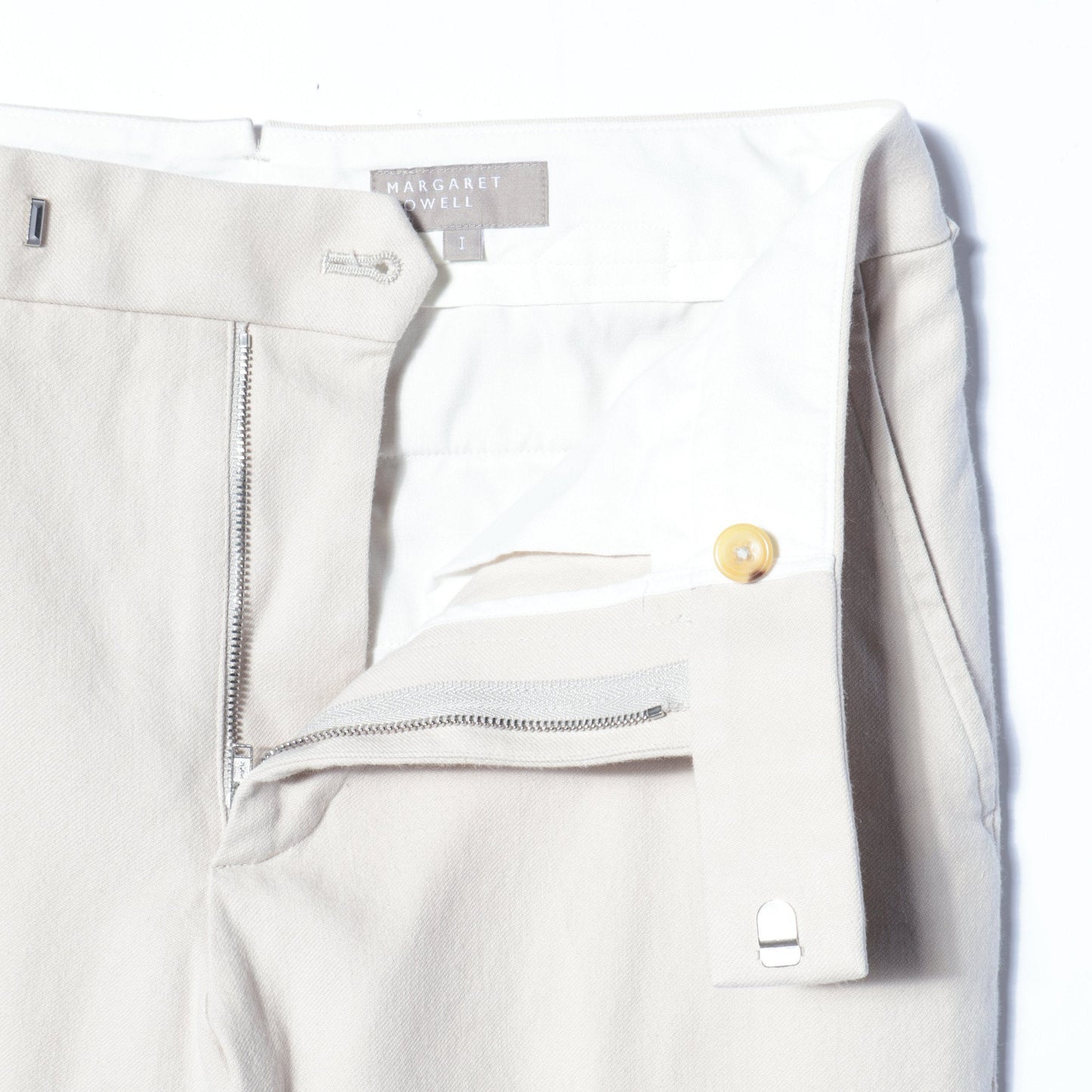 COTTON TWILL TROUSERS