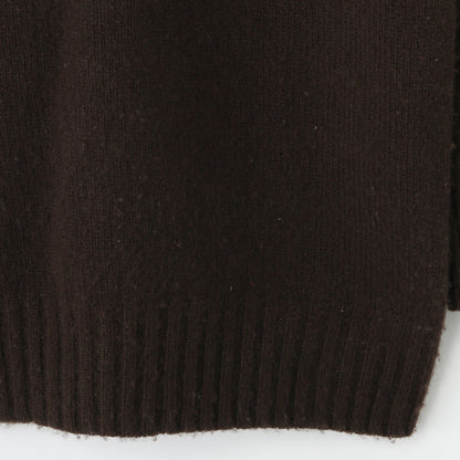 OVERSIZED V NECK JUMPER KNIT