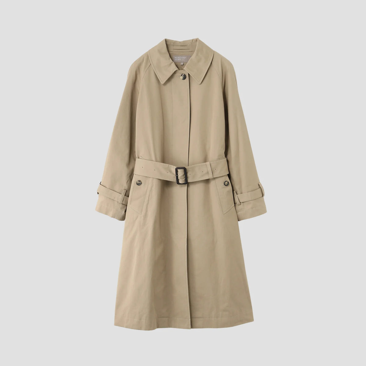 COMPACT COTTON GABARDINE COAT