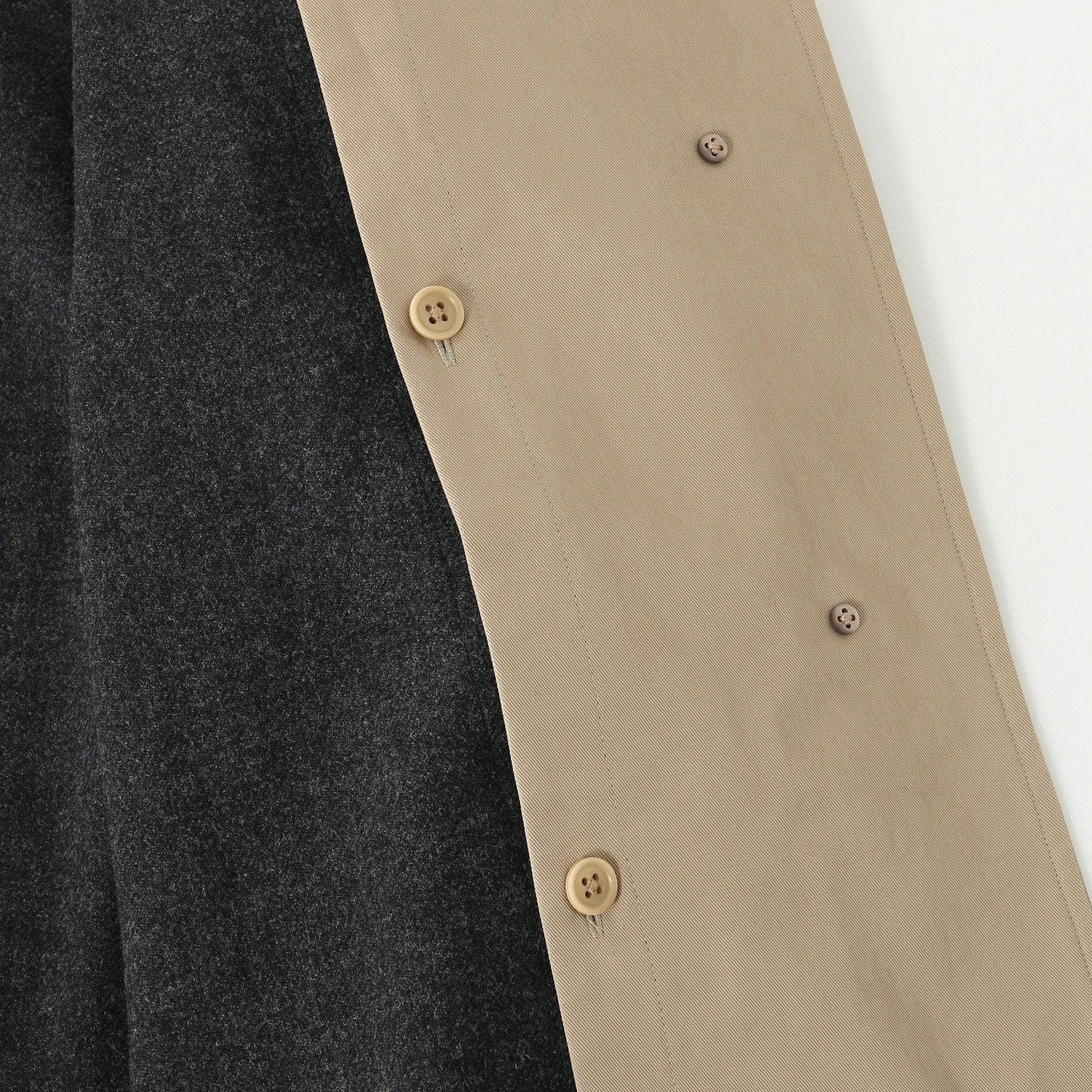COMPACT COTTON GABARDINE COAT