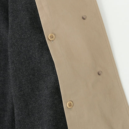 COMPACT COTTON GABARDINE COAT