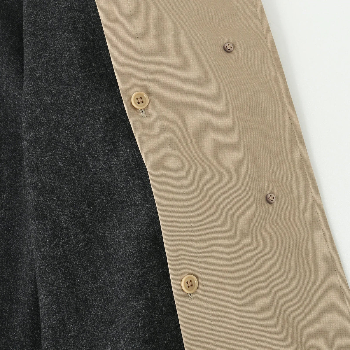 COMPACT COTTON GABARDINE COAT