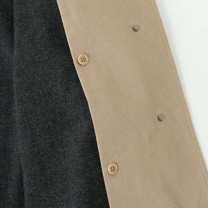 COMPACT COTTON GABARDINE COAT