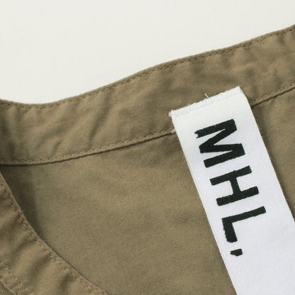 GARMENT DYE BASIC POPLIN(MHL SHOP限定) SHIRT