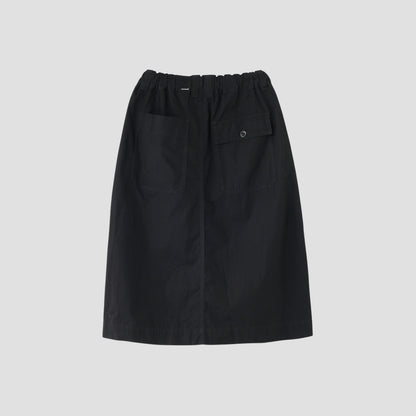 FINE COMPACT COTTON POPLIN SKIRT