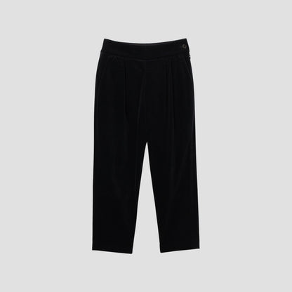 COTTON VELVET TROUSERS