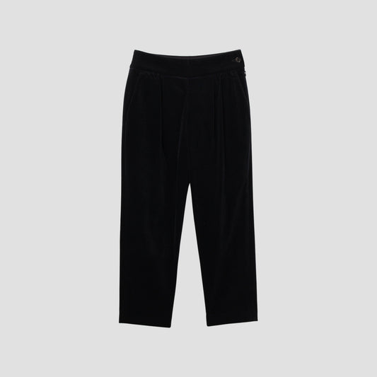 COTTON VELVET TROUSERS