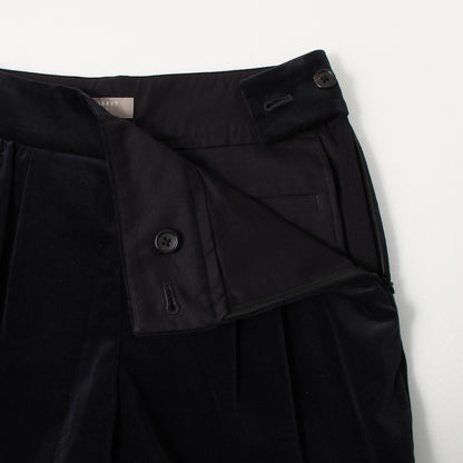 COTTON VELVET TROUSERS