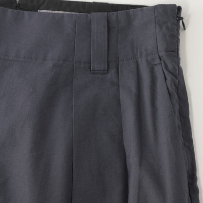 MATT COTTON SILK POPLIN SKIRT