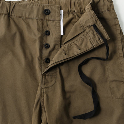 SUPERFINE COTTON TWILL TROUSERS