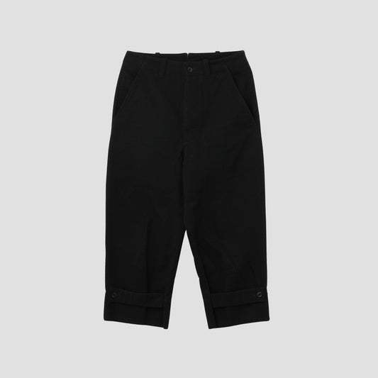 SOFT COTTON TWILL TROUSERS