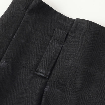 CLEAN HERRINGBONE TROUSERS