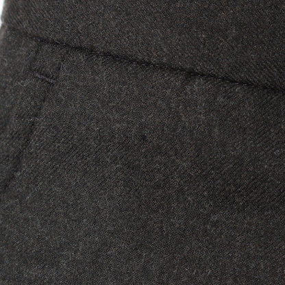 FINE WOOL FLANNEL TROUSERS