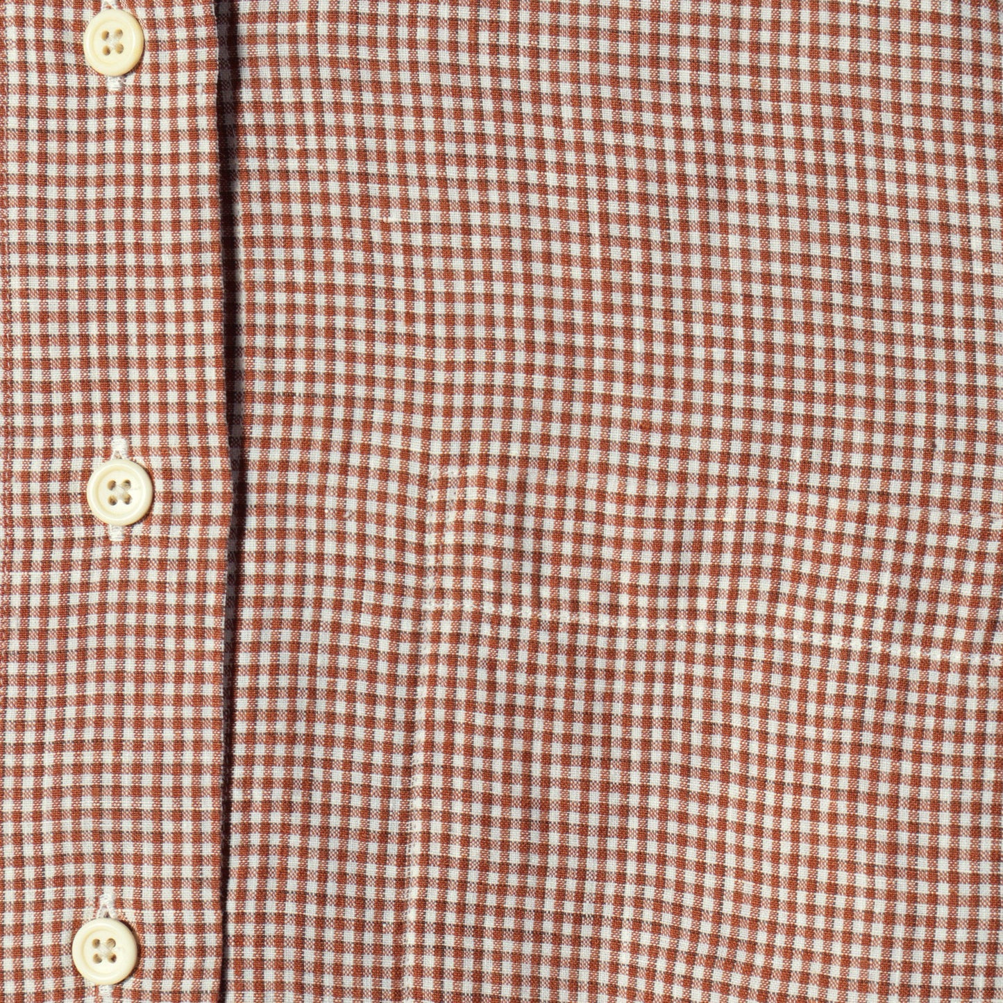 TRI GINGHAM LINEN  SHIRT