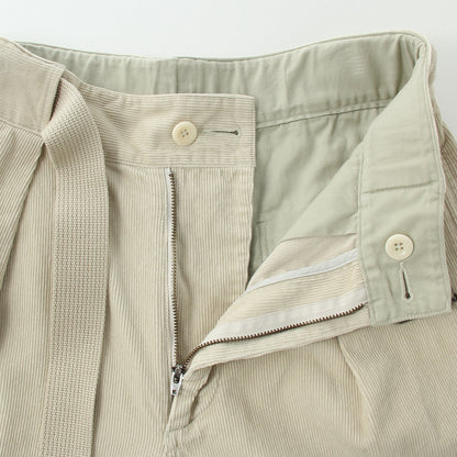 DRY COTTON NEEDLECORD TROUSERS