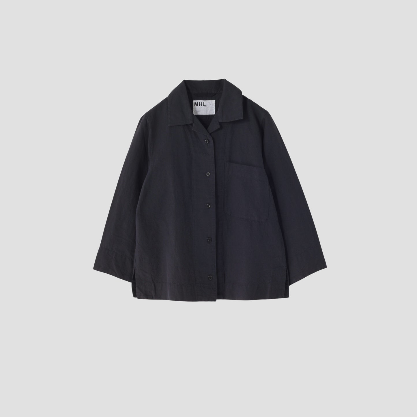 PLAIN COTTON LINEN SHIRT