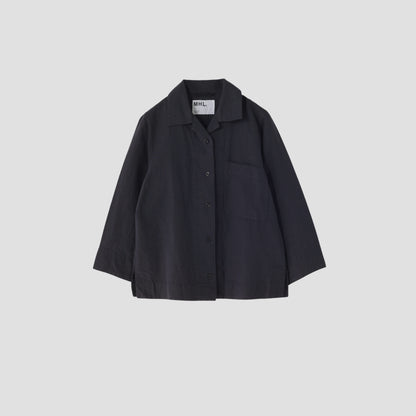 PLAIN COTTON LINEN SHIRT