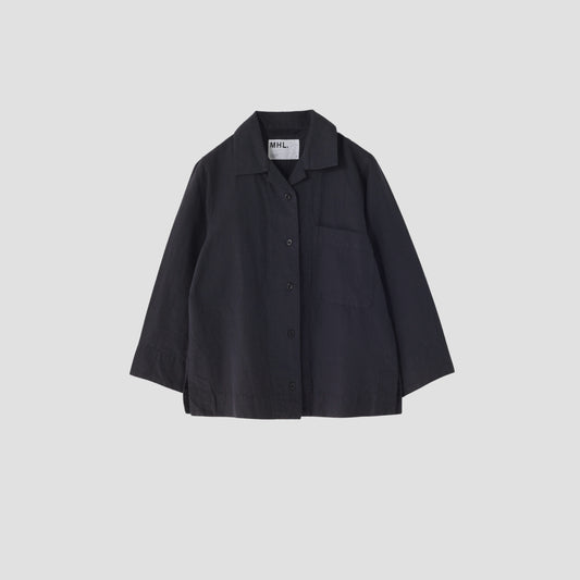 PLAIN COTTON LINEN SHIRT